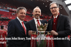 芬威入主利物浦15周年声明：满怀感激 你永远不会独行